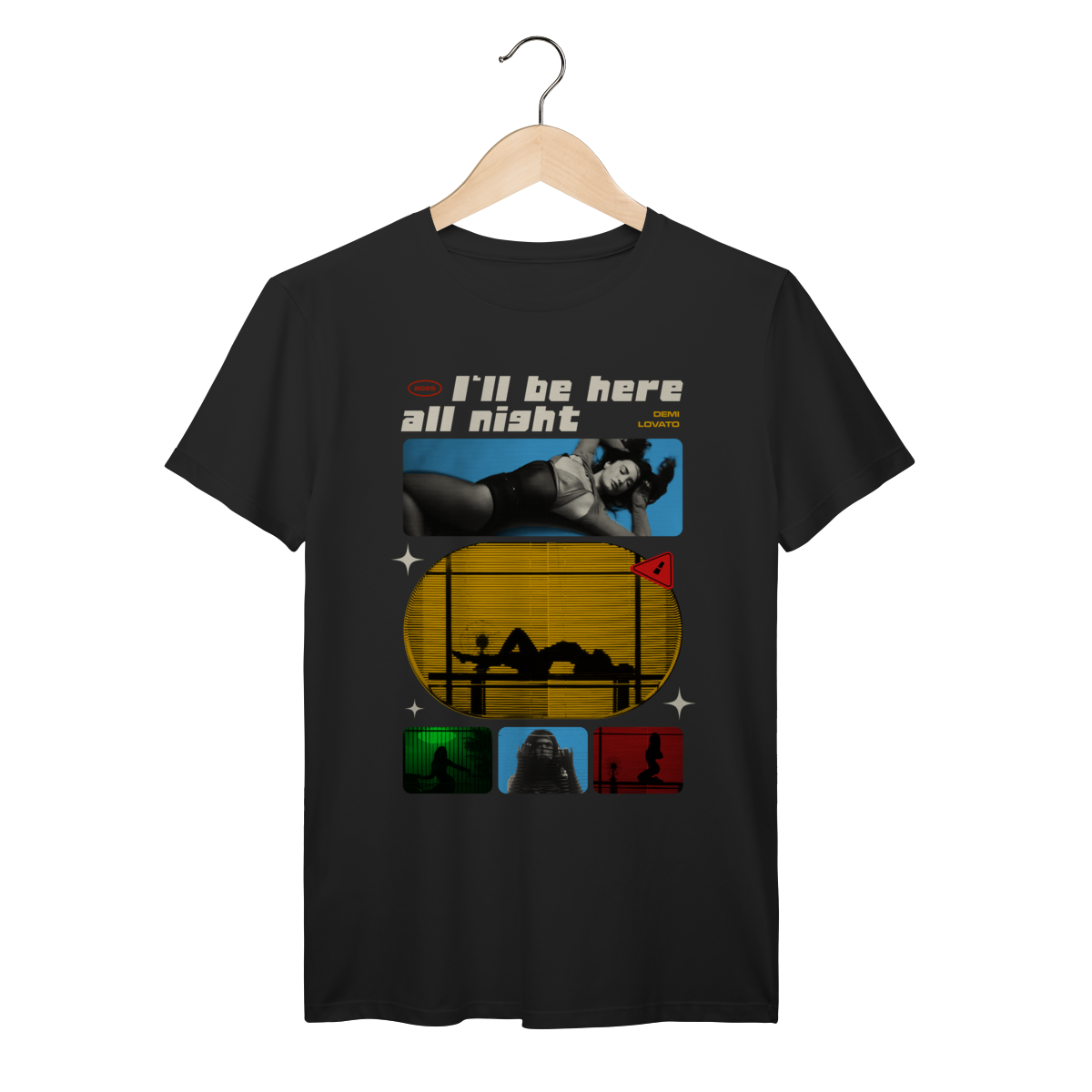 Nome do produto: Camiseta Here all night - Demi Lovato