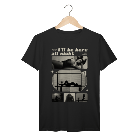 Camiseta Here all night - Demi Lovato
