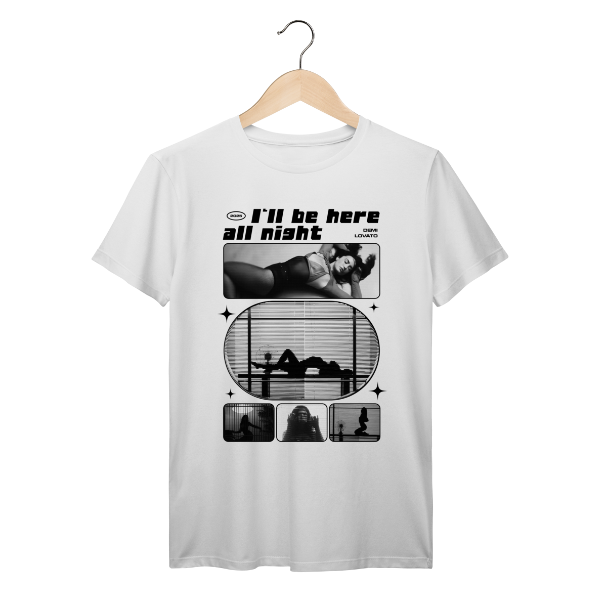 Nome do produto: Camiseta Here all night - Demi Lovato