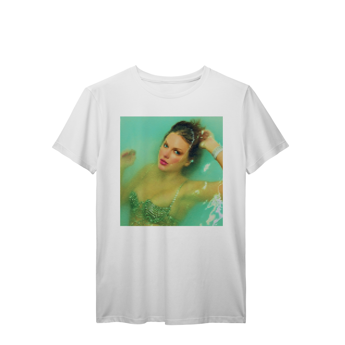 Nome do produto: The life of a Showgirl (pixels) - Camiseta Taylor Swift