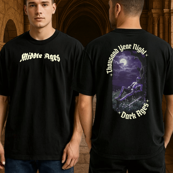 Camiseta Oversized Noite de Mil Anos