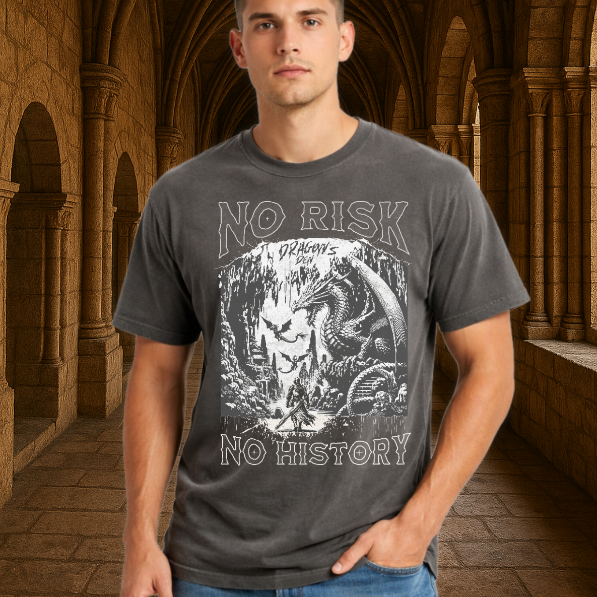 Camiseta Estonada No risk No history
