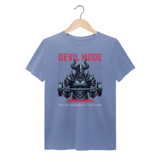 Camiseta Estonada Devil Mode - Medieval Gym