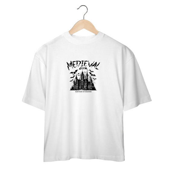 Camiseta Oversized The Iron Fortress – Medieval Gym
