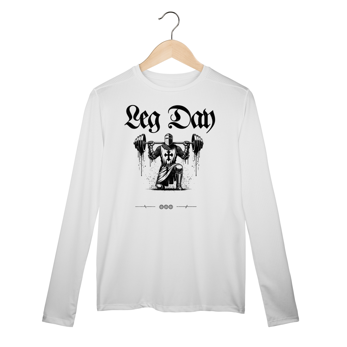 Camisa Manga Longa Dry Fit Leg Day - Medieval Gym