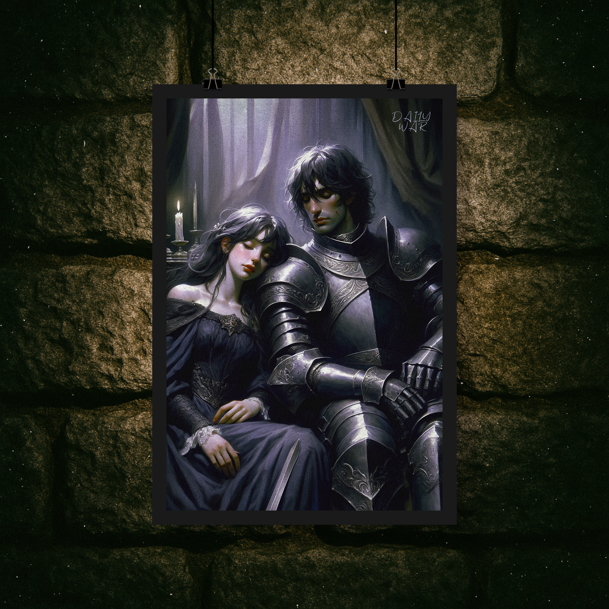 Poster Romance Medieval dark