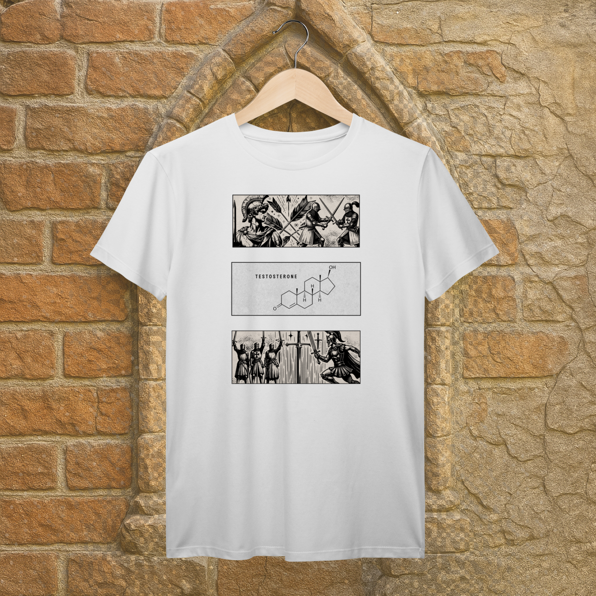 Camiseta Premium Testosterona e Química