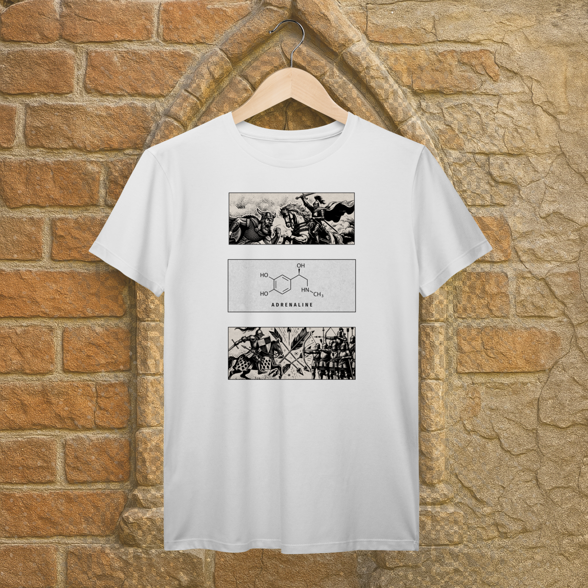 Camiseta Premium Adrenalina e Química 