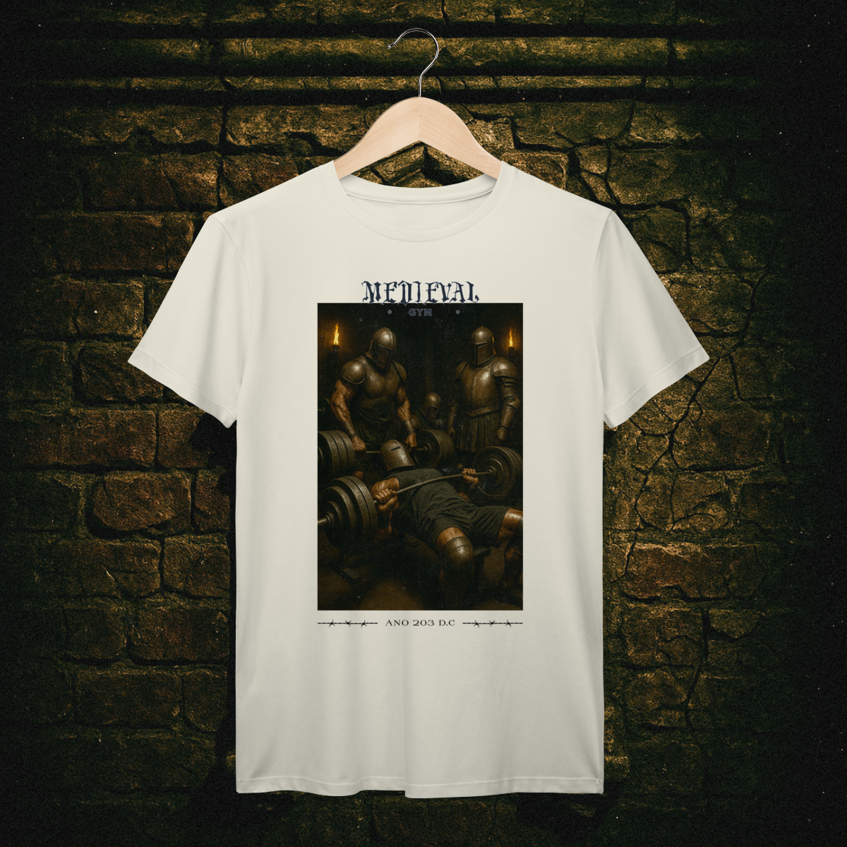 Camiseta Premium Irmandade Knight - Medieval Gym