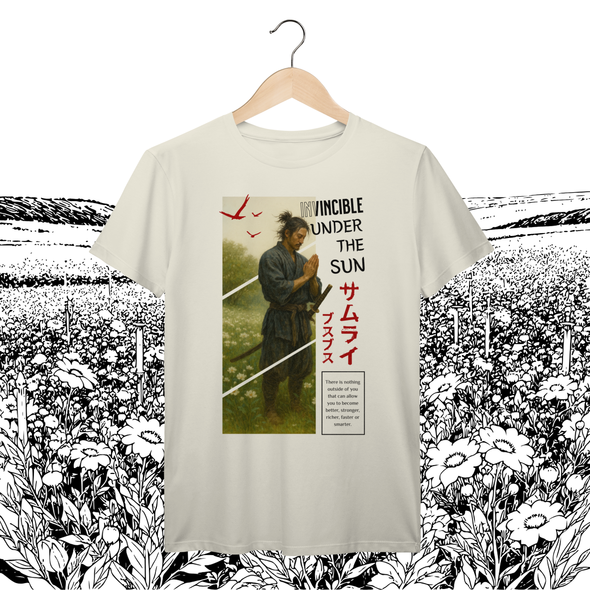 Nome do produto: Camiseta Premium Samurai Miyamoto Musashi