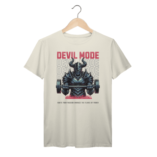 Nome do produto Camiseta Premium Devil Mode - Medieval Gym