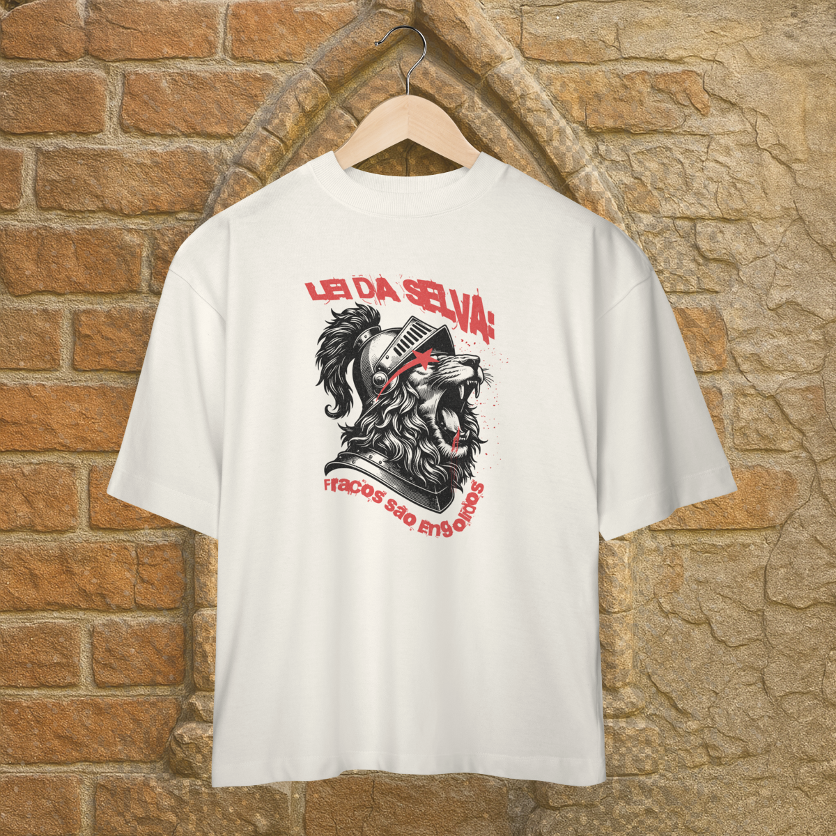 Camiseta Oversized Lei da selva