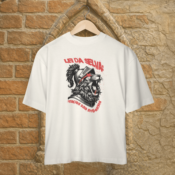 Camiseta Oversized Lei da selva