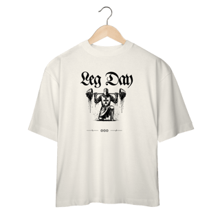 Nome do produto Camiseta Oversized Leg Day - Medieval Gym