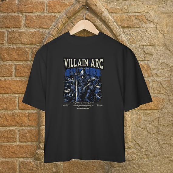 Camiseta Oversized Villain Arc