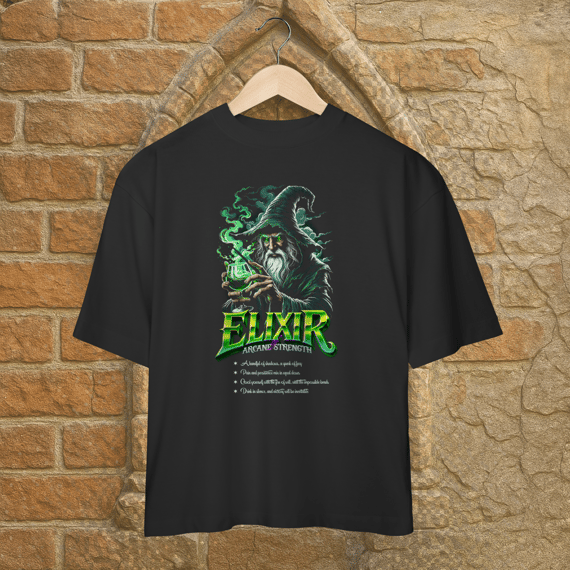Camiseta Oversized Elixir do Mago