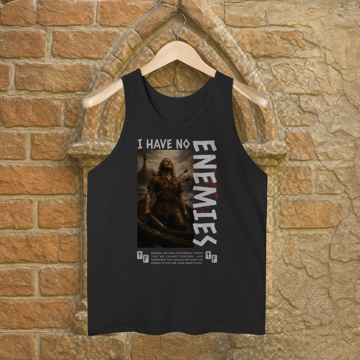 Nome do produto: Regata Não Tenho Inimigos 