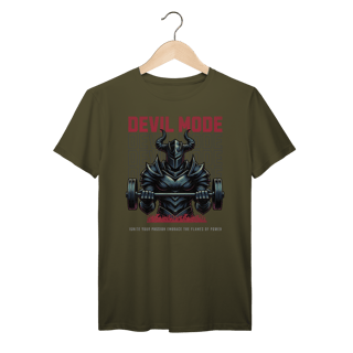 Nome do produto Camiseta Premium Devil Mode - Medieval Gym
