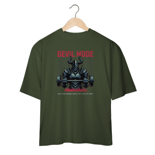 Nome do produto Camiseta Oversized Devil Mode - Medieval Gym