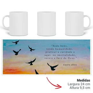 Nome do produto Caneca Pôr do Sol da Caridade – Castro Alves