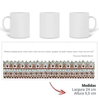 Nome do produto Caneca Raízes – Chico Xavier