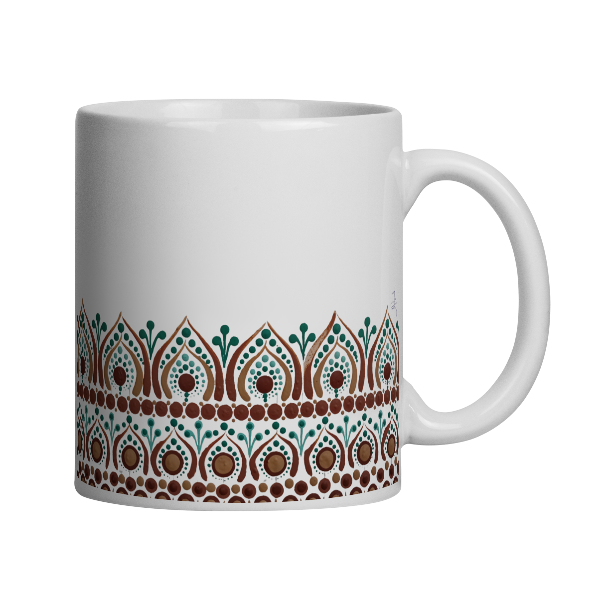 Nome do produto: Caneca Raízes – Café com Arte