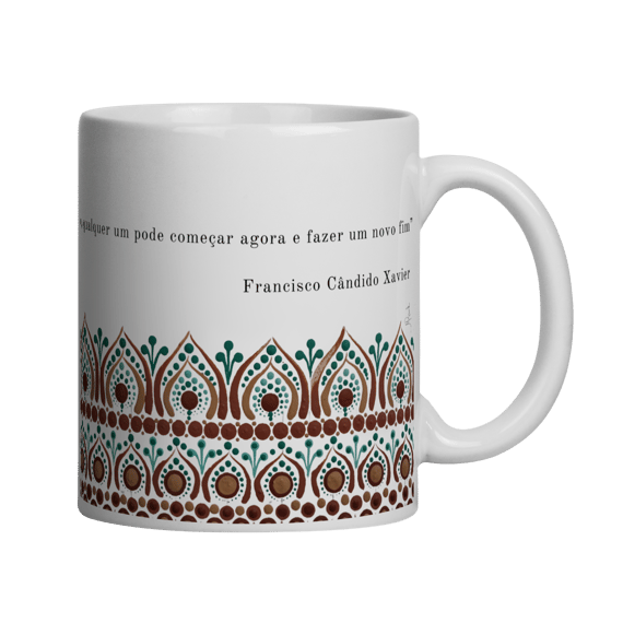 Caneca Raízes – Chico Xavier