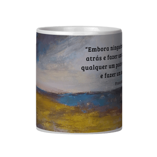 Nome do produto Caneca Recomeço – Chico Xavier