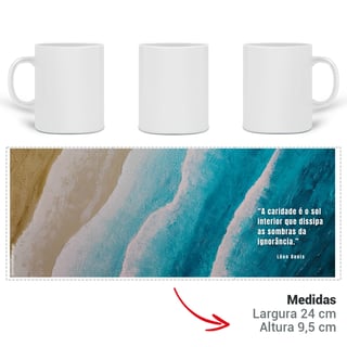 Nome do produto Caneca Luz do Mar – Léon Denis