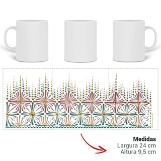 Nome do produto Caneca Mágica Jardim da Tarsila