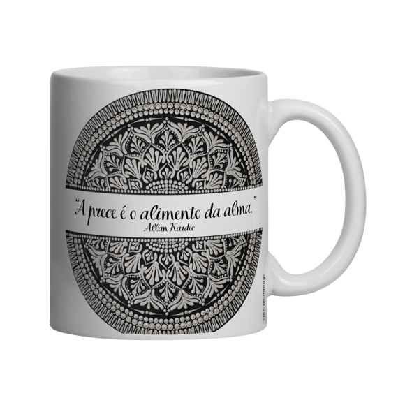 Caneca Prece - Allan Kardec