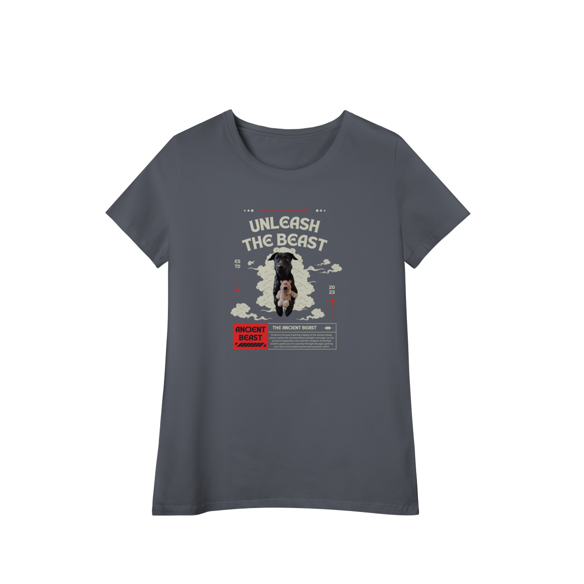 Nome do produto: Camiseta Baby Long Prima Unleash The Beast - Meu Pet