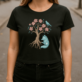 Camisa Baby Long Steps Flores