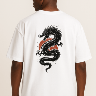 Nome do produto Oversized Steps Black Dragon