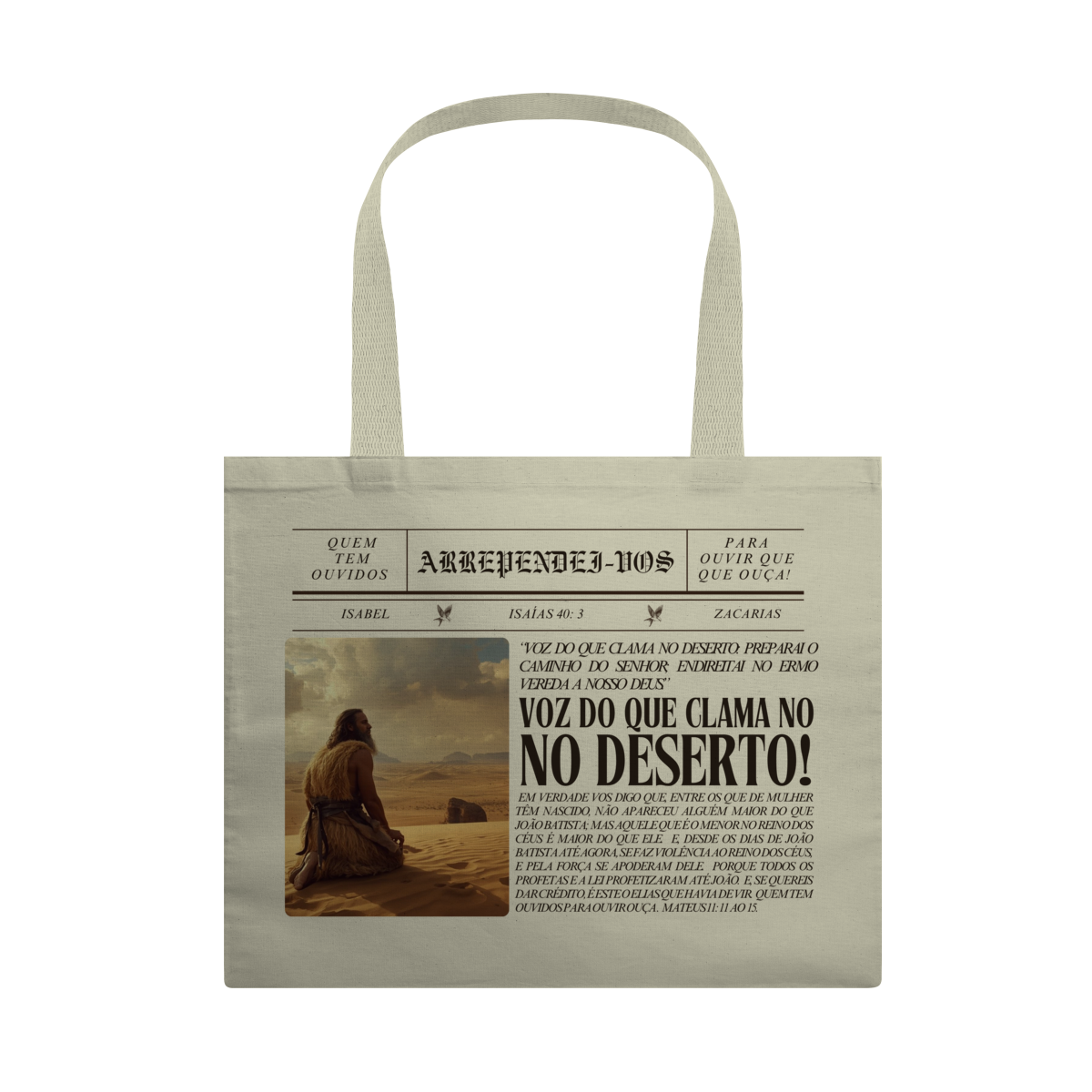 Nome do produto: Ecobag / Profetas - João Batista 