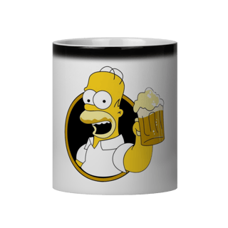 Caneca Mágica - Homer Beer