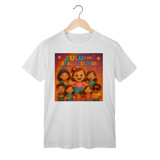 Nome do produto Lulu e Seu Abraço Colorido - T-Shirt Classic Oficial