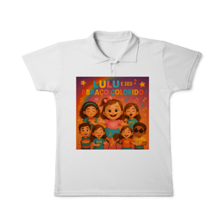 Nome do produto Lulu e Seu Abraço Colorido - Polo Feminina Oficial