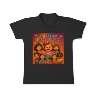 Nome do produto Lulu e Seu Abraço Colorido - Polo Feminina Oficial