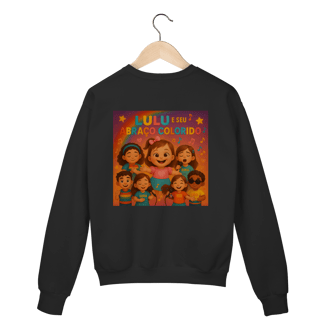 Nome do produto Lulu e Seu Abraço Colorido - Moletom Prime Fechado Oficial