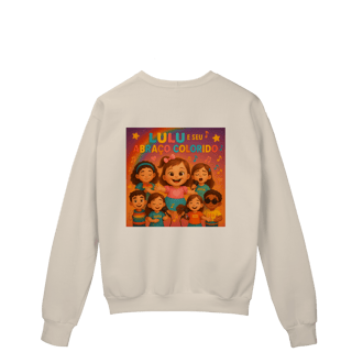 Nome do produto Lulu e Seu Abraço Colorido - Moletom Prime Fechado Oficial