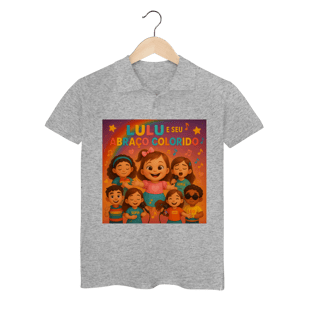 Nome do produto Lulu e Seu Abraço Colorido - Polo Feminina Oficial