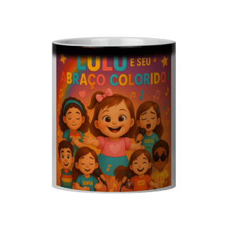 Nome do produto Lulu e Seu Abraço Colorido - Caneca Mágica Oficial