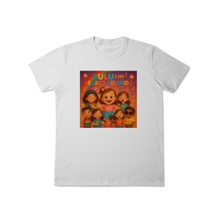 Nome do produto Lulu e Seu Abraço Colorido - T-Shirt Classic Oficial