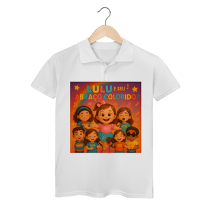 Nome do produto Lulu e Seu Abraço Colorido - Polo Feminina Oficial