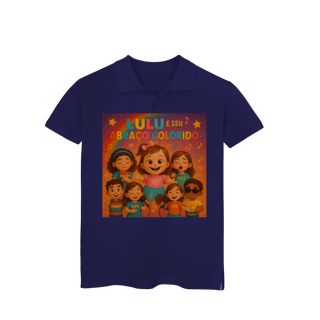 Nome do produto Lulu e Seu Abraço Colorido - Polo Feminina Oficial