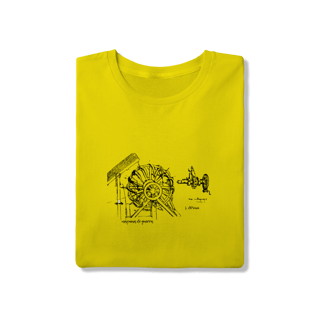 Nome do produto Camiseta Masculina Máquina Da Vinci 100% Algodão Quality