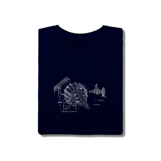 Nome do produto Camiseta Masculina Máquina Da Vinci 100% Algodão Quality