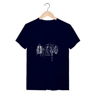 Nome do produto Camiseta Masculina Engranagem Da Vinci 100% Algodão Quality
