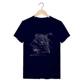 Nome do produto Camiseta Masculina Ornitóptero Da Vinci 100% Algodão Quality